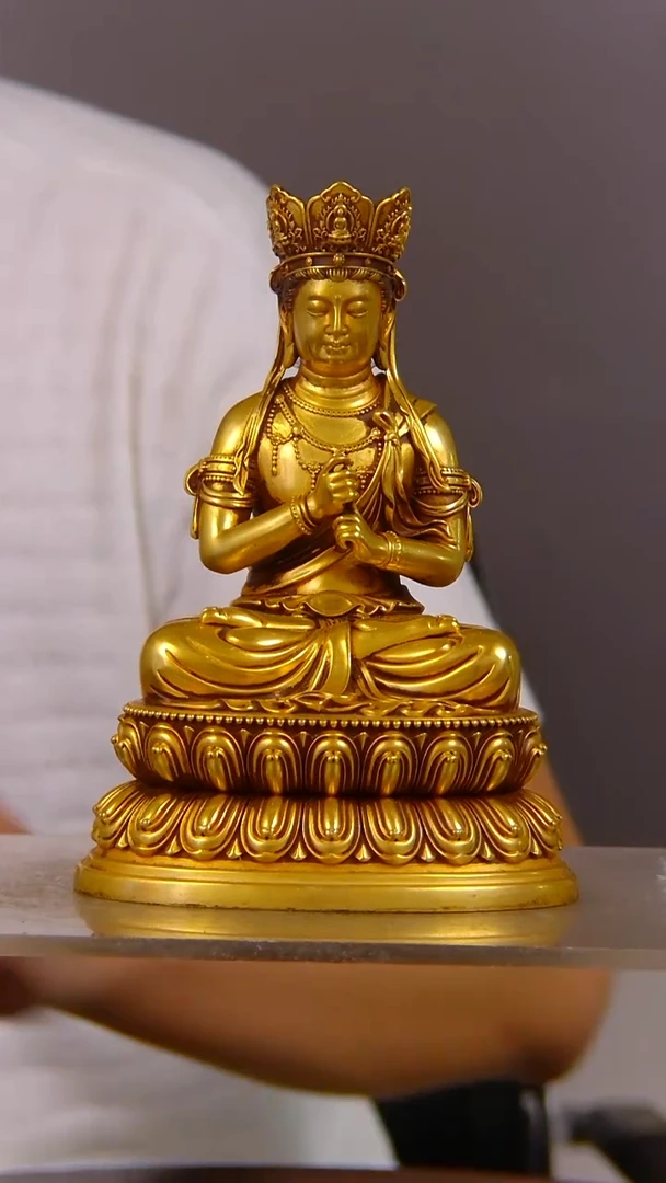 瓷片用****8 山水紫铜鎏 金造像结缘1111