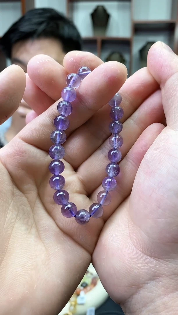 【闪购商品】水晶手链未镶嵌紫幽灵