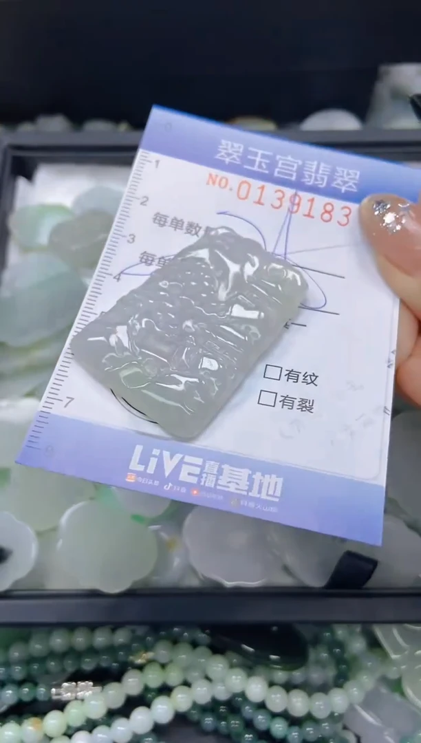 翡翠未镶嵌颈饰闪购0139183