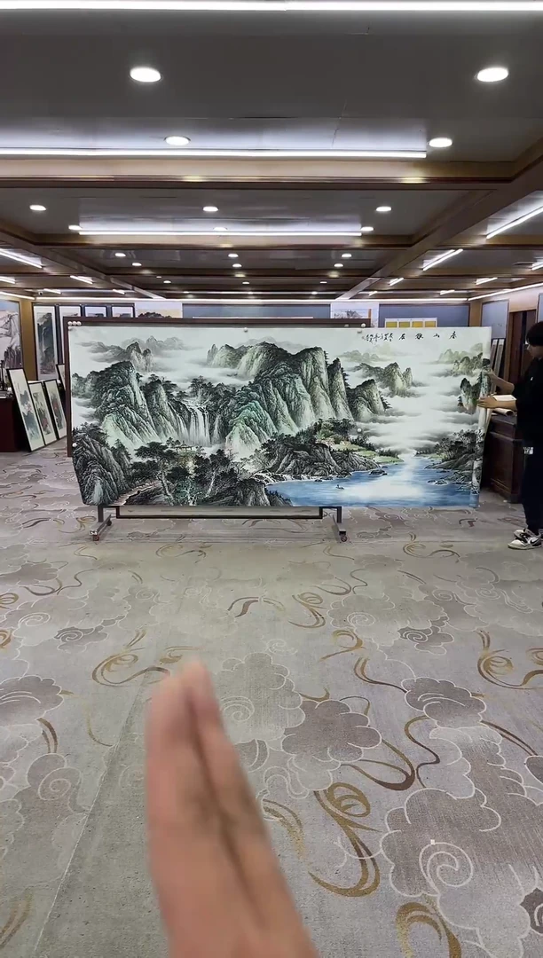绘画Y-邵明义-大丈二-山水画