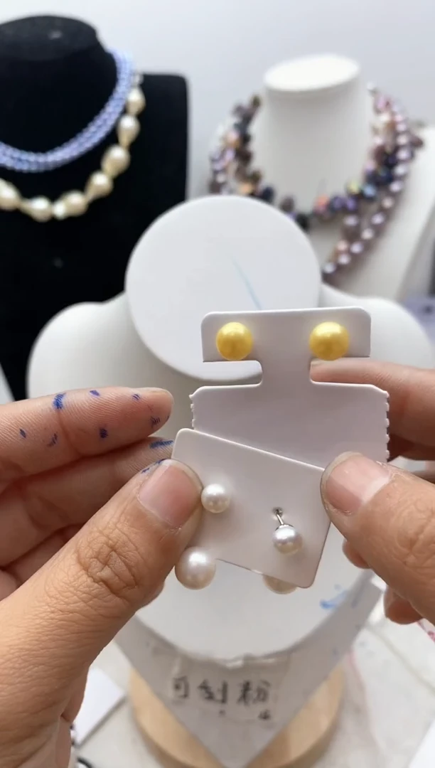 【闪购商品】淡水珍珠颈饰钛钢125