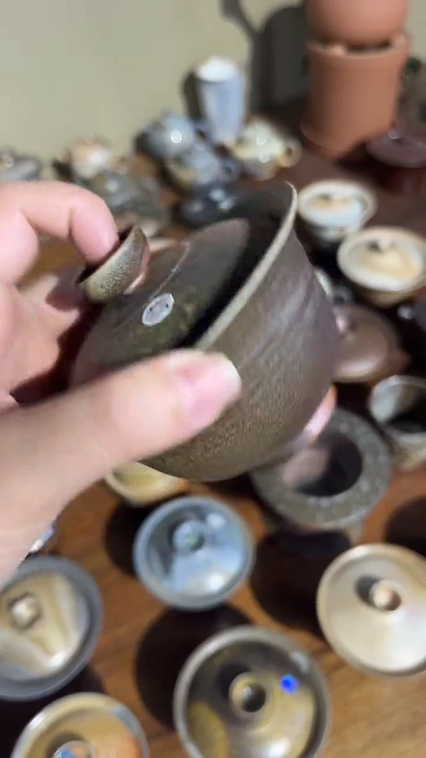 盖碗417号容量120-140ML陶泥