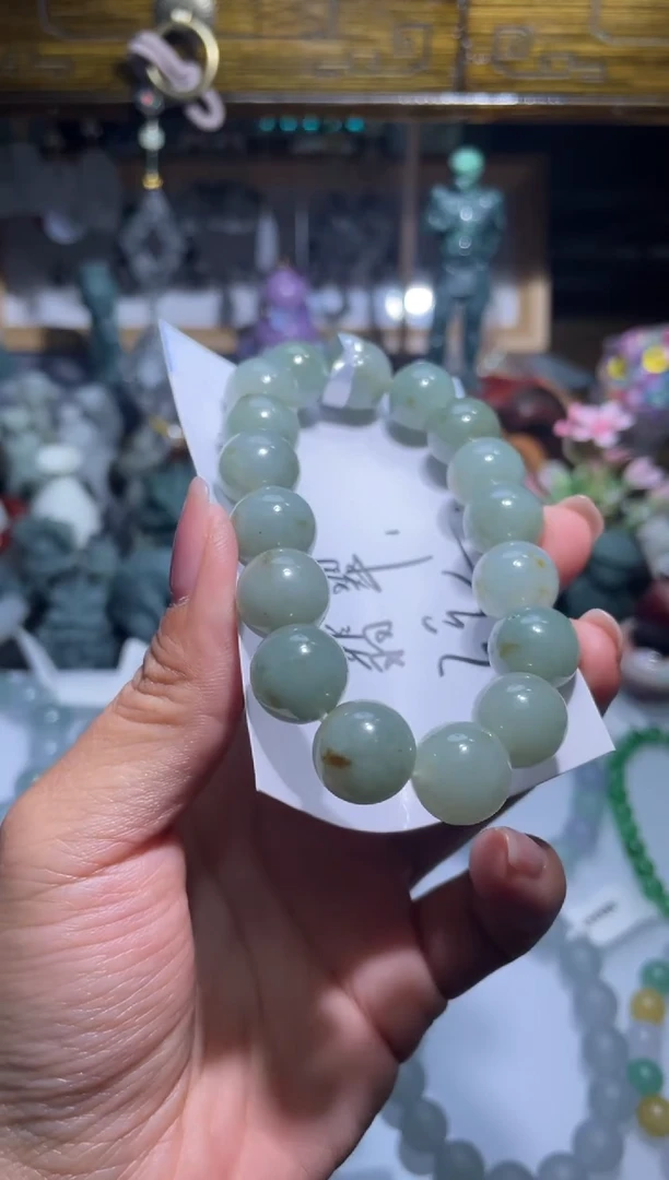 未镶嵌手串翡翠既*天然缅甸A货翡翠2