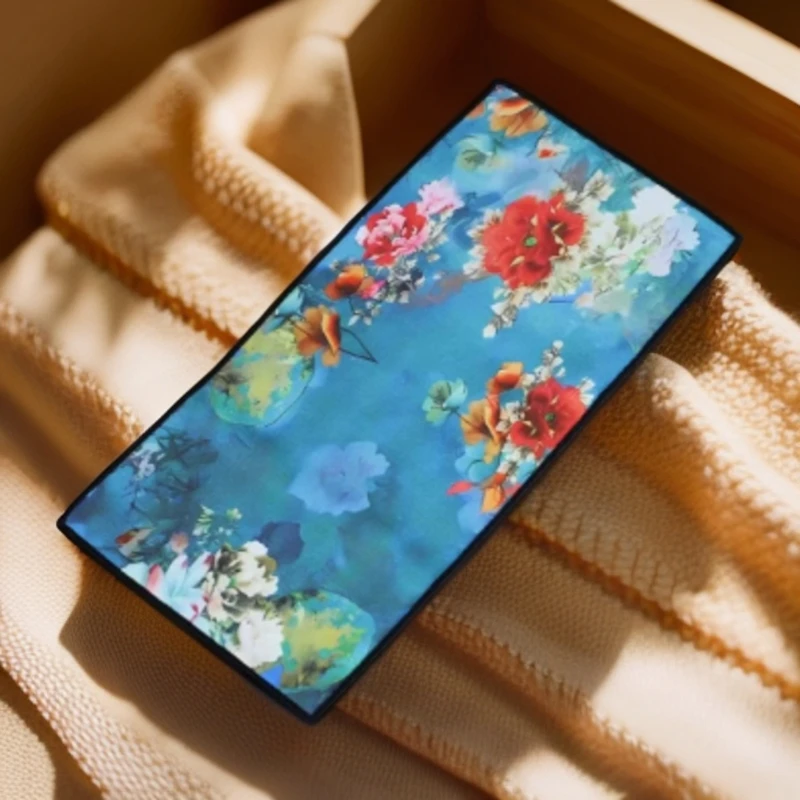 高端茶具牡丹茶巾