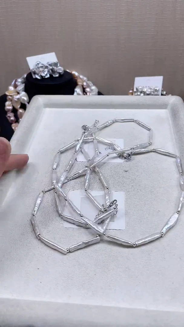 未镶嵌项链淡水珍珠【纯恬饰品】（多样性发货发一）