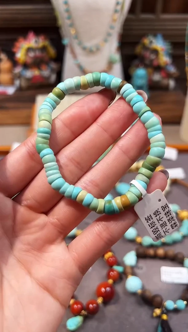 未镶嵌绿松石手链绿松石手链