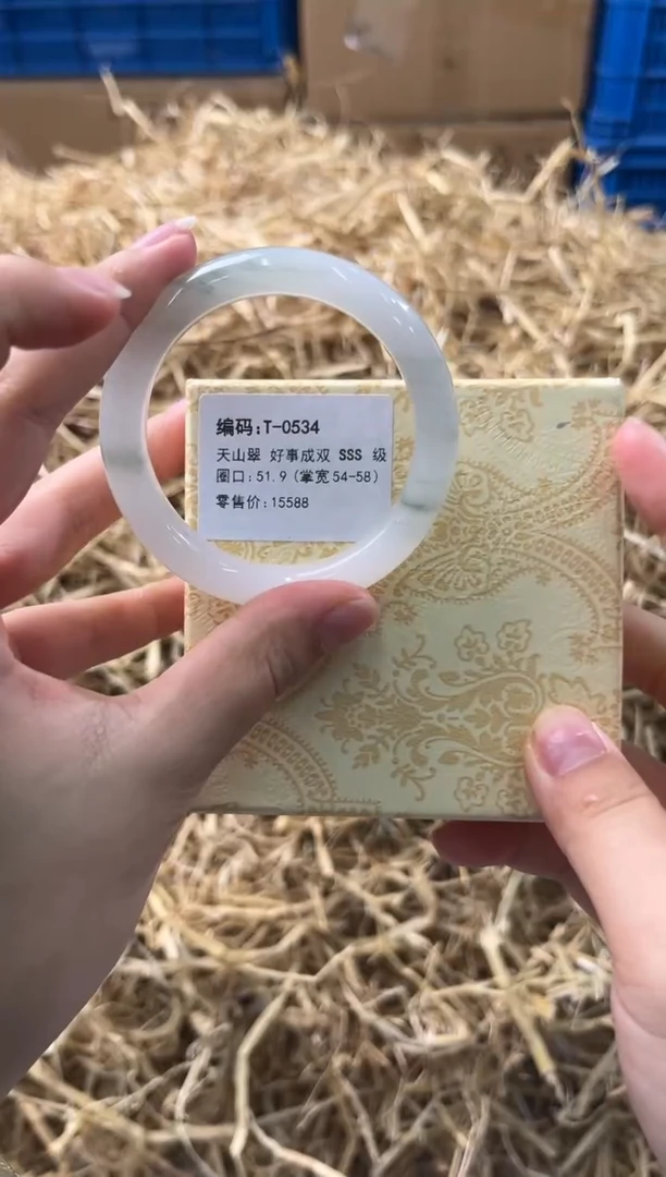 未镶嵌手镯石英质玉T-0534