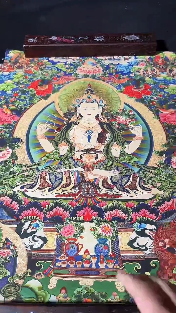 卷轴画藏式珍藏彩绘艺术馆37