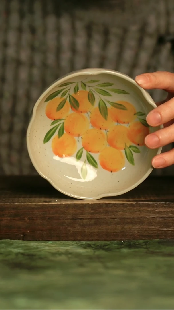 釉下彩手工手绘瓷器青诗集手工手绘瓷器