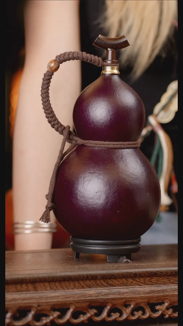 244号精品天然大漆酒葫芦一物一拍~