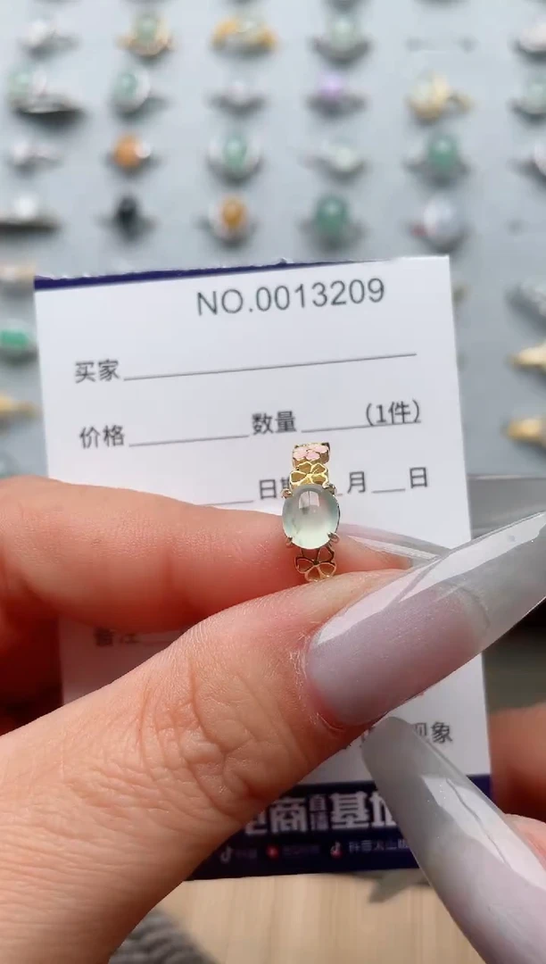 【闪购商品】翡翠戒指银S925镶嵌·