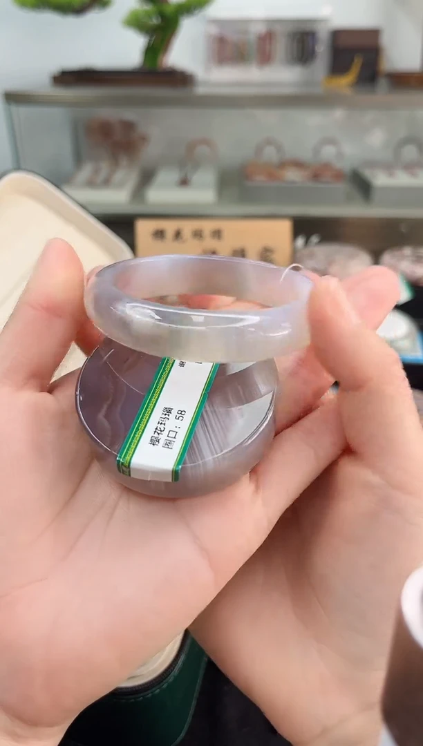 未镶嵌手镯石英质玉58圈口（赠品镯心）366567
