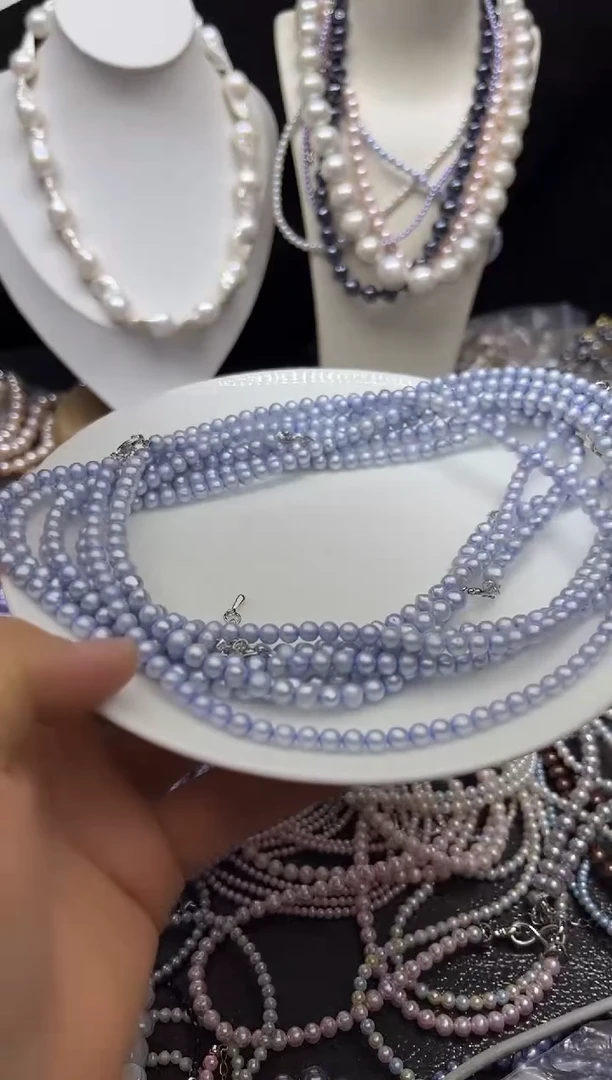 淡水珍珠未镶嵌颈饰多人