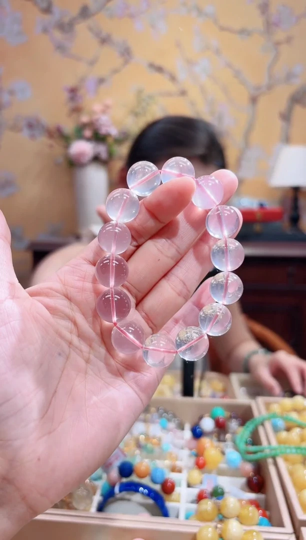 未镶嵌手链水晶设计款手串15.4天然晶体结构