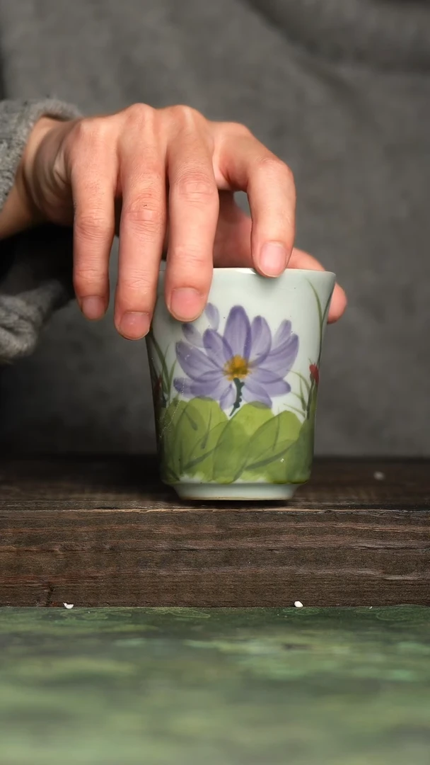 【闪购商品】杯青诗手工手绘瓷器