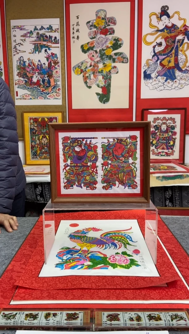 门神摆台手工制作精品