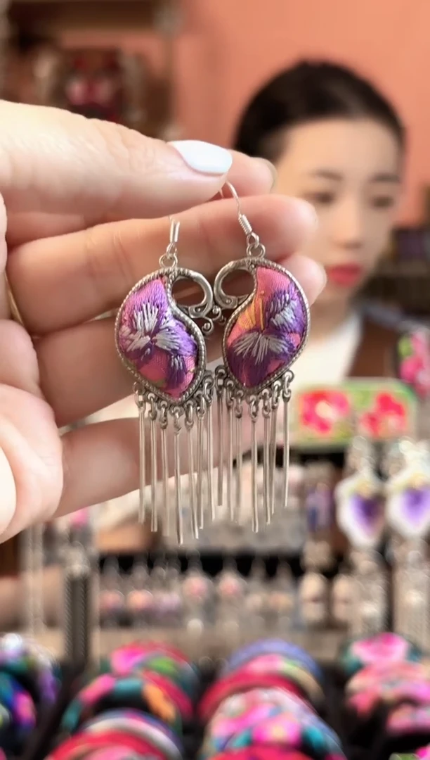 织绣艺枝独绣老绣饰品560