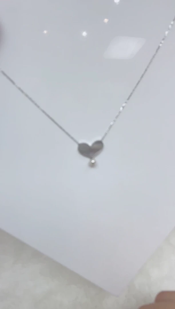 海水珍珠银S925镶嵌颈饰