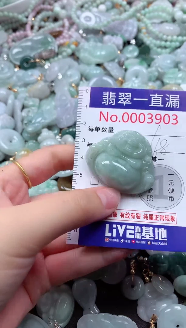 翡翠未镶嵌吊坠(不含链)3903