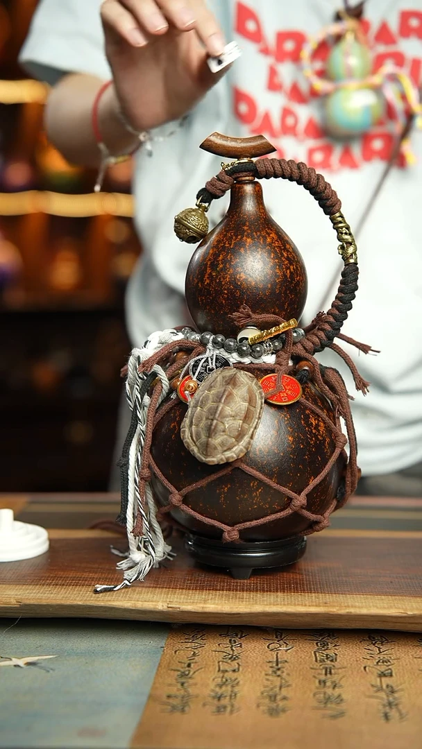 63号1200ml左右非遗大漆酒葫芦