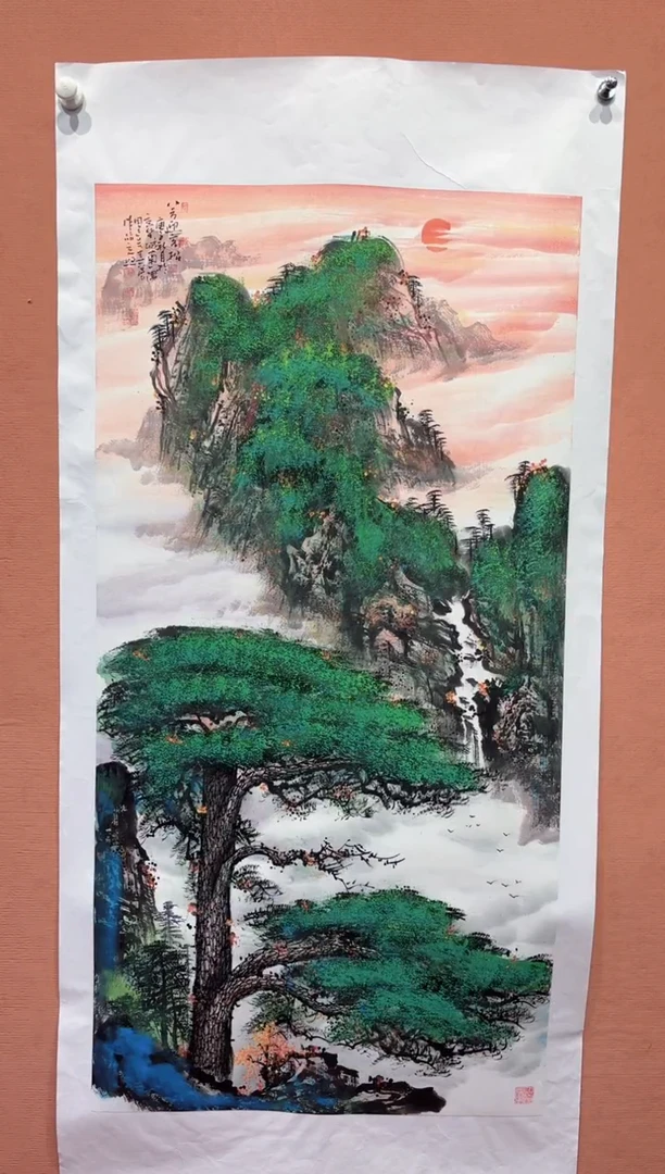 国画师立照老师国画作品