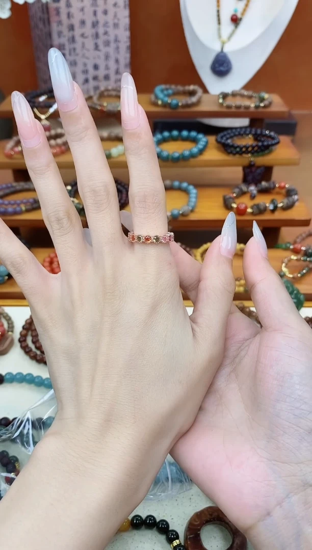 碧玺戒指未镶嵌碧玺戒指