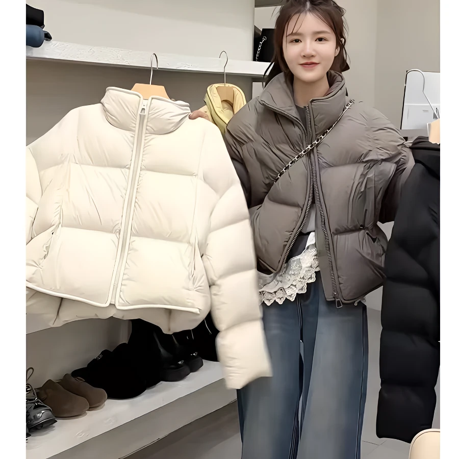 [现货] 短款韩版面包服时尚加厚小个子专属