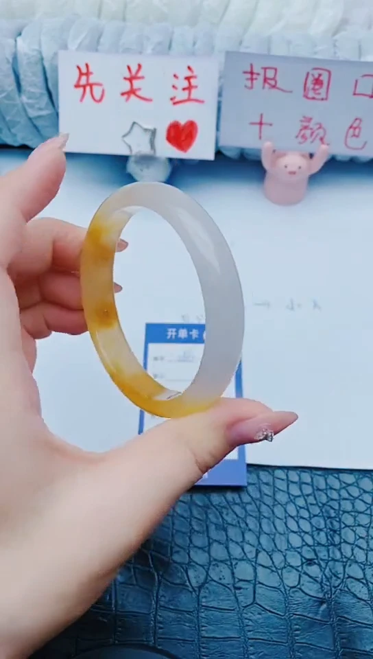 未镶嵌手镯石英质玉z163+60-61