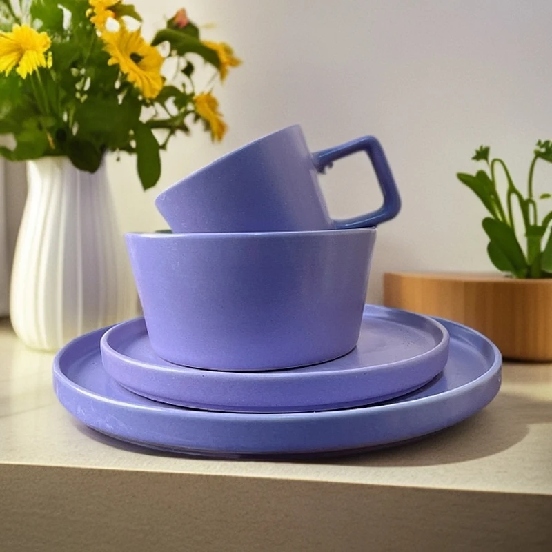 206 4件套装微瑕品陶瓷餐具