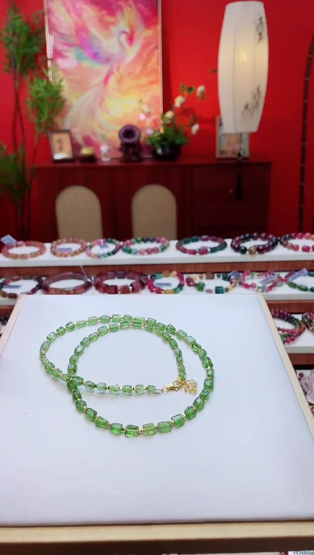 未镶嵌项链碧玺项链多样性发一