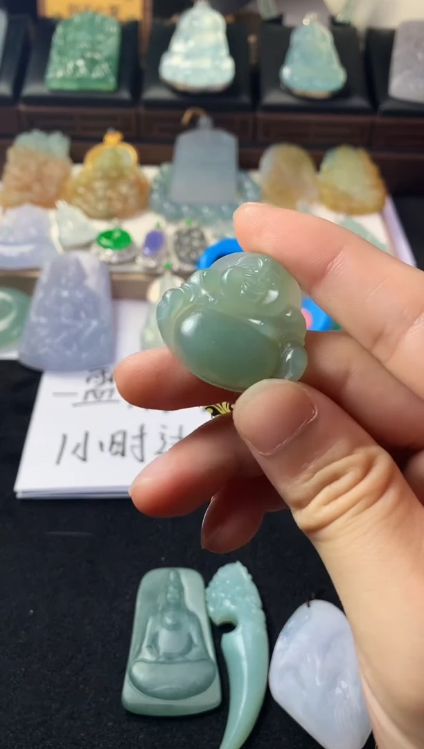 未镶嵌定制翡翠玲***恬毛货不退不换