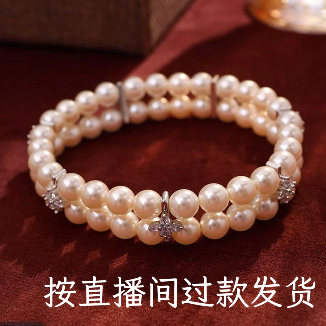 铜合金仿珍珠项链 柏7791时尚项链