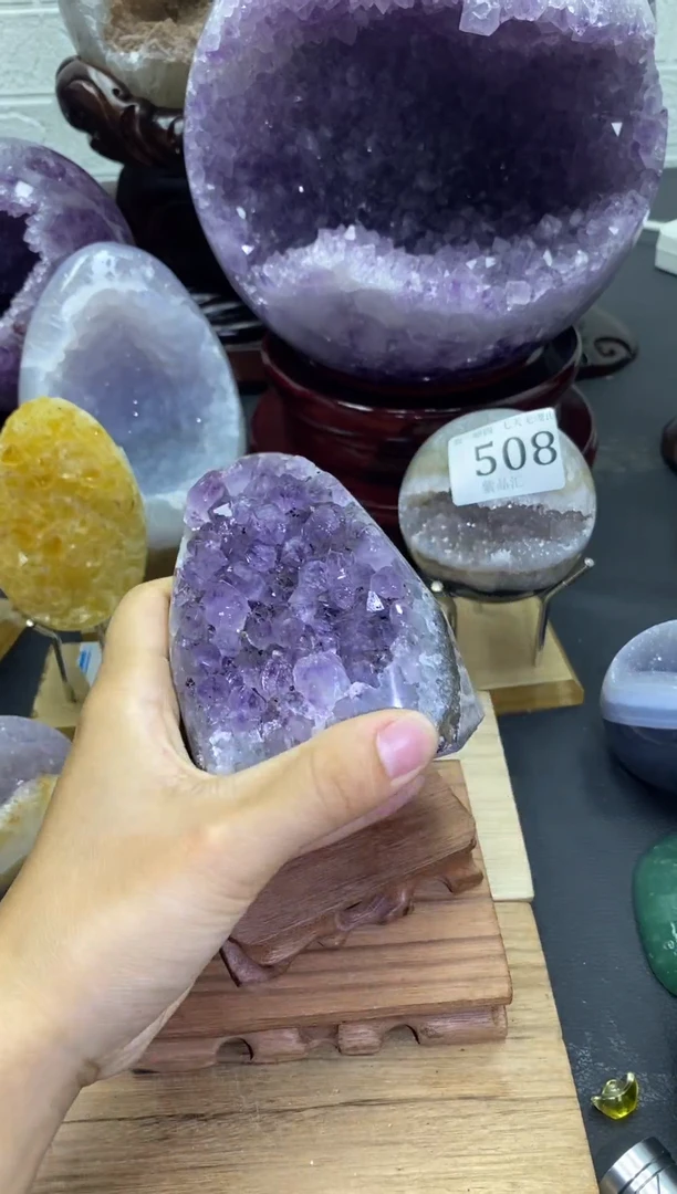 未镶嵌大型摆件（非配饰）紫晶512号摆件