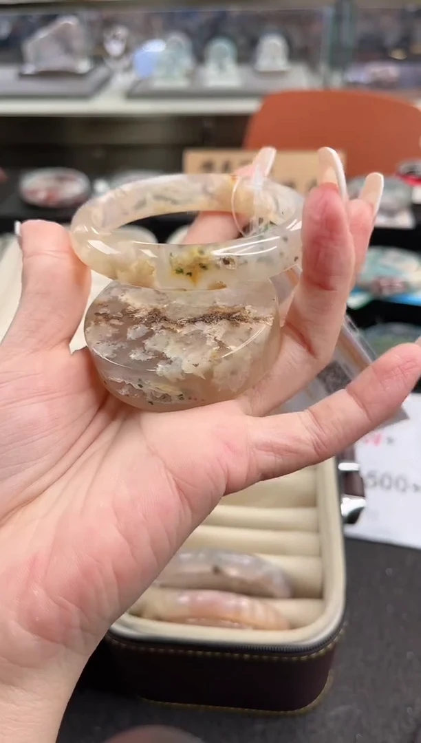 未镶嵌手镯石英质玉55圈口 （赠品镯心）3528967