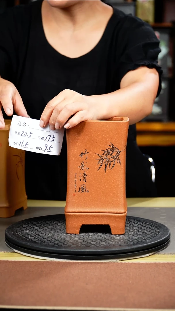 紫砂花盆紫砂花盆