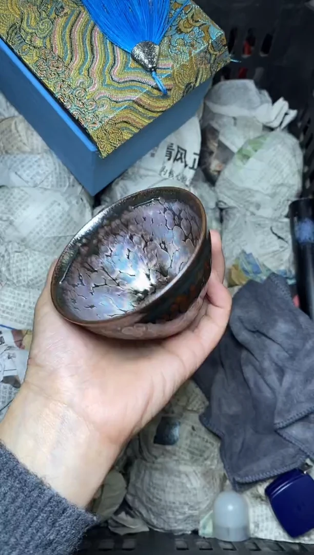 【闪购商品】茶盏天外飞仙 束口 盏三疯建盏茶器