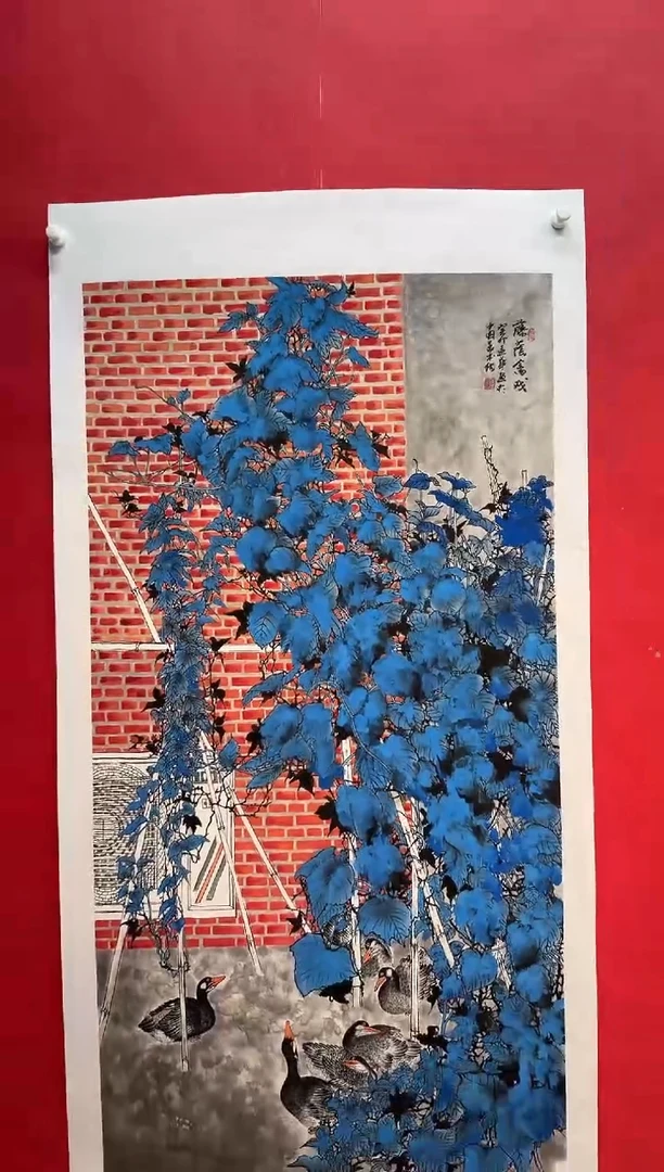 国画画家陆远华纯手绘原作