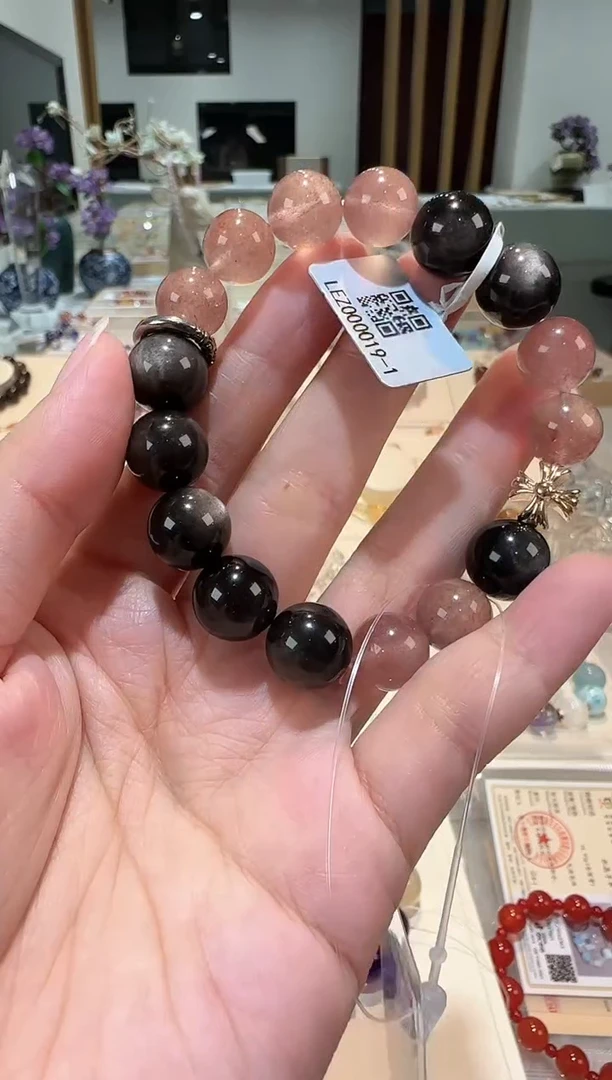 未镶嵌手串石英质玉手串