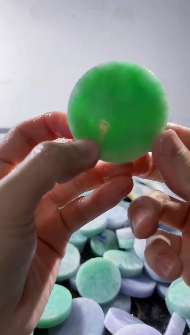 裸石翡翠缅甸翡翠A货文5345