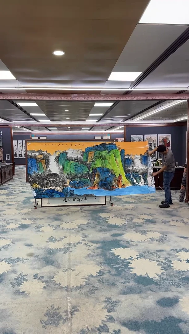 国画Z张伦玉-山水国画-大丈二
