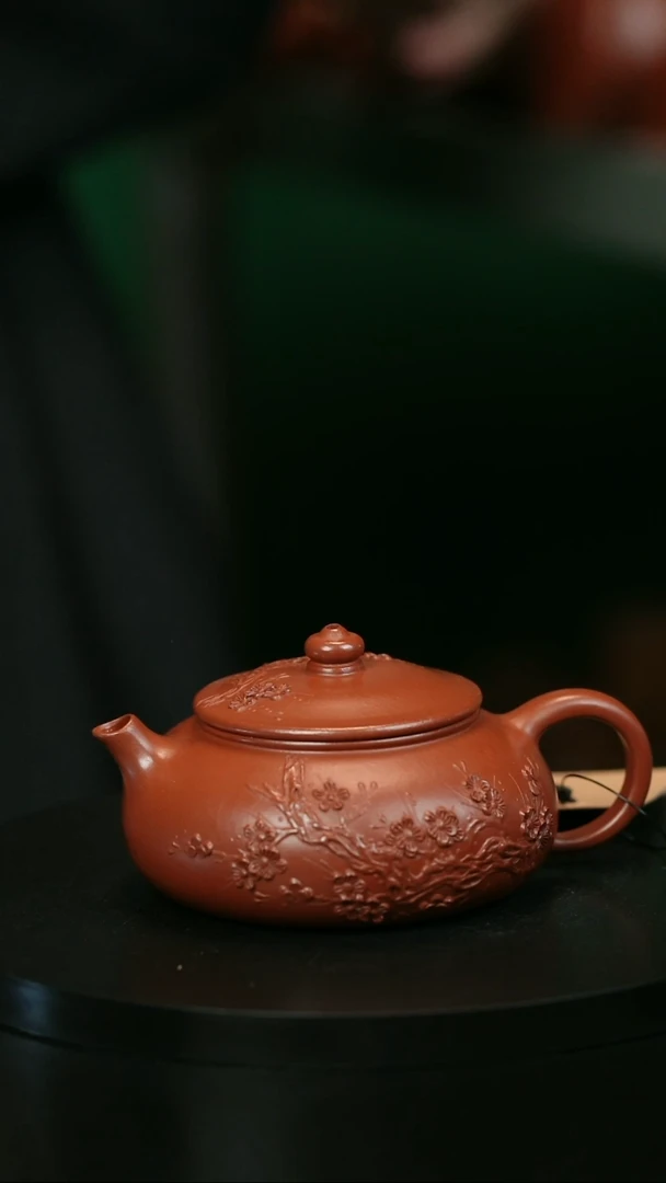 茶壶紫砂小*H1506陈春芬梅花寒江