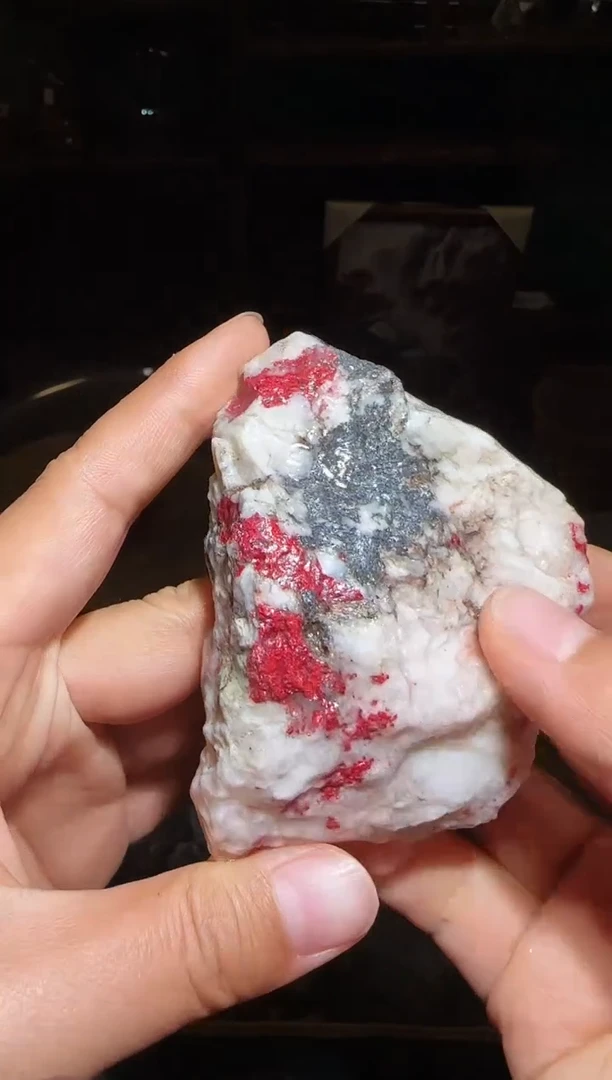 天然辰砂朱砂毛料12