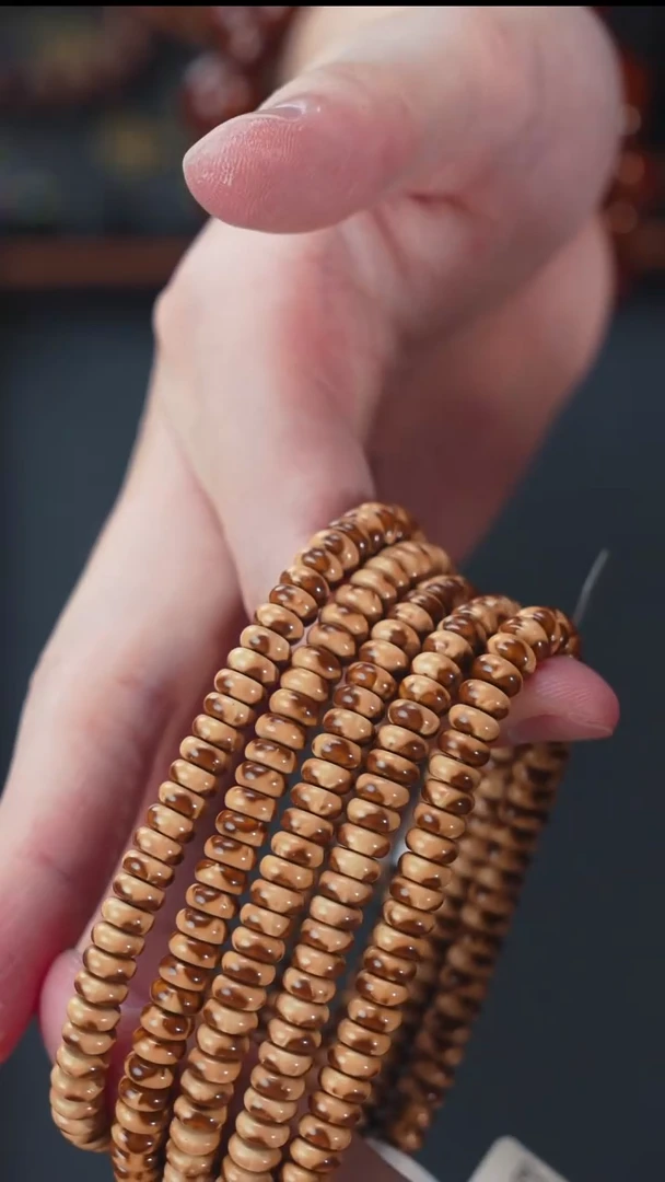 手串紫金鼠实心花皮算盘珠6