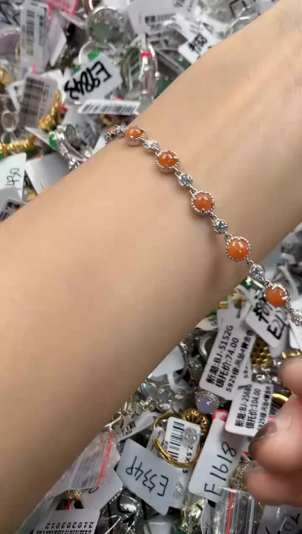 银S925镶嵌戒指翡翠222   1