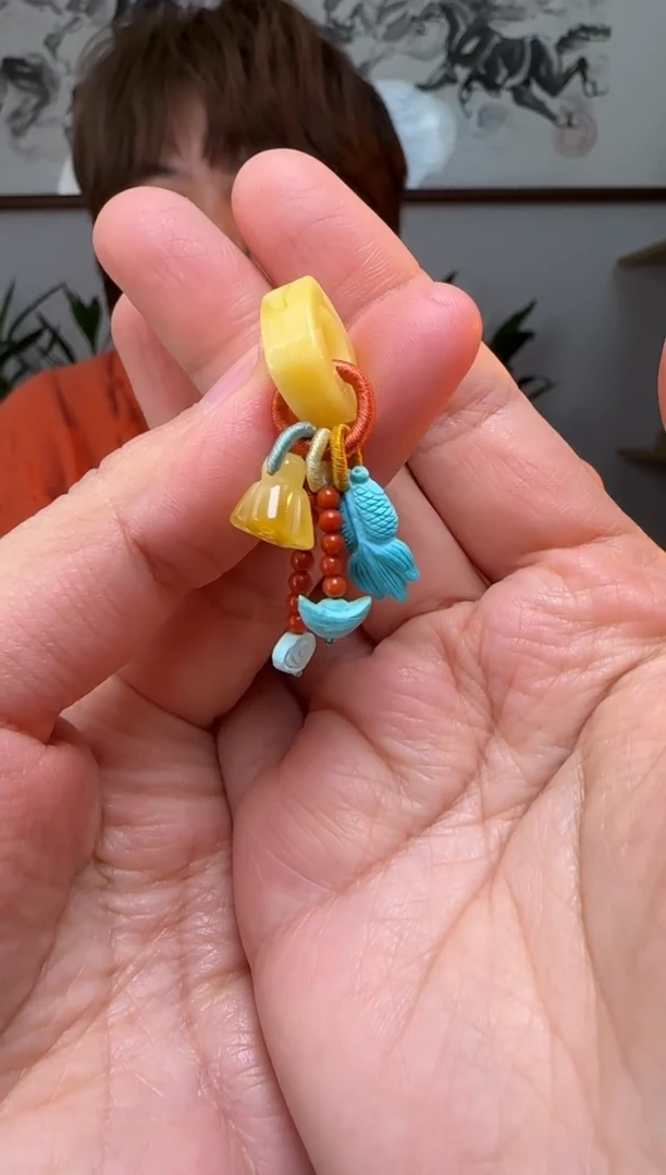 【闪购商品】绿松石提溜未镶嵌时尚百搭A1773