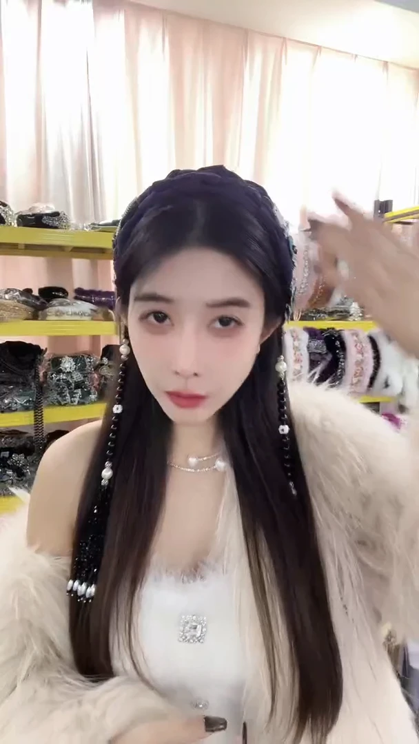 合金布艺轻奢高定发箍