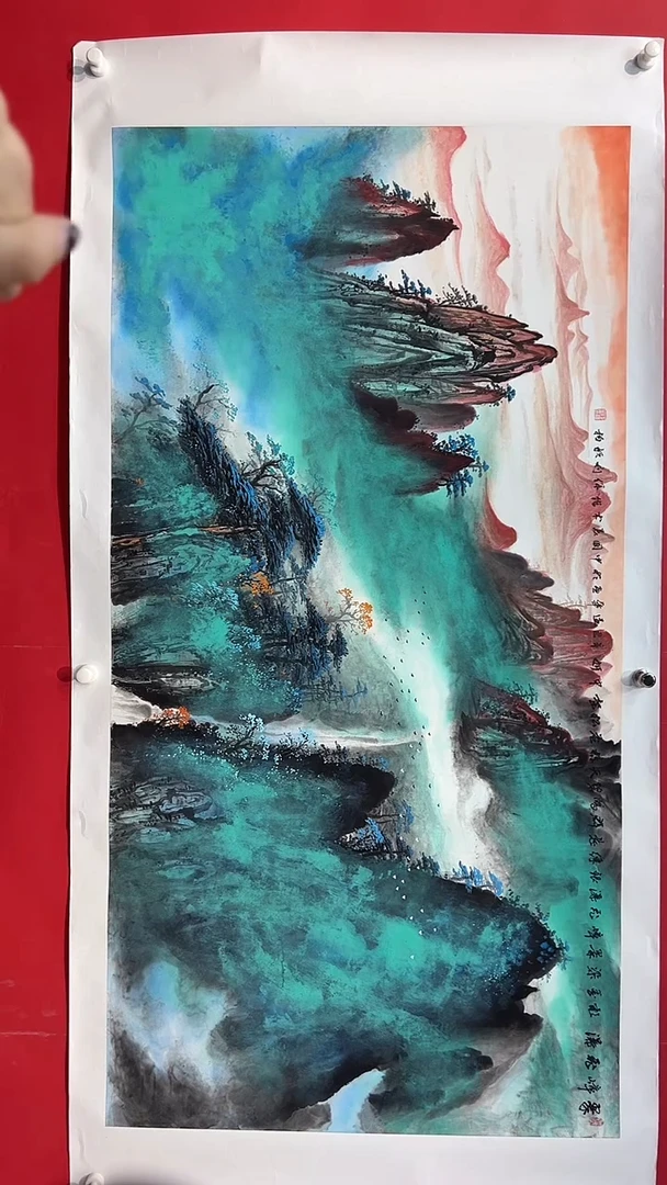 国画画家陆远华纯手绘原作