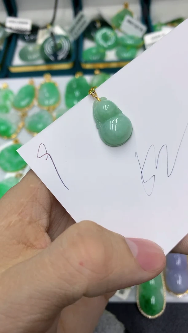 【闪购商品】翡翠颈饰18K金镶嵌号链接11111111111