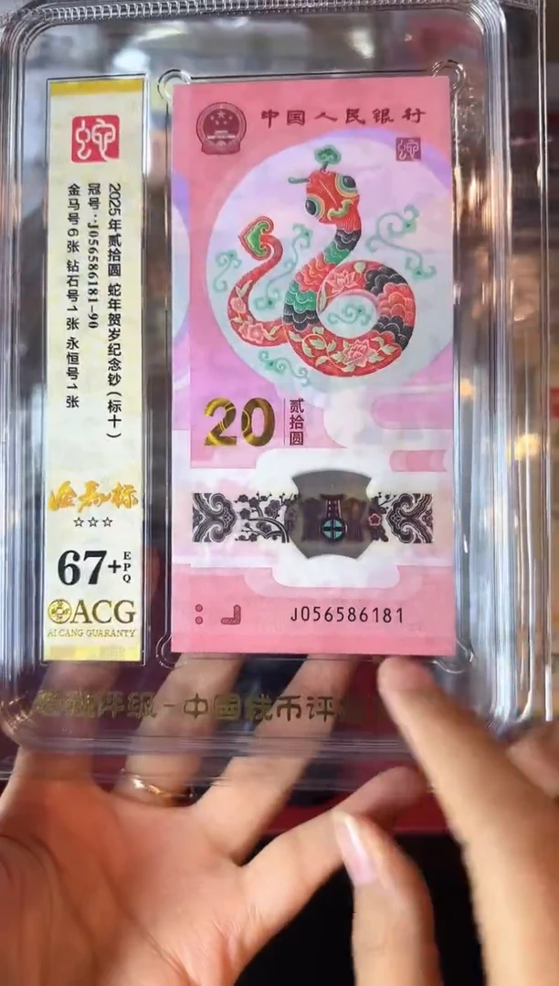 塑料2025 蛇钞 爱藏标十 啊啊啊如图