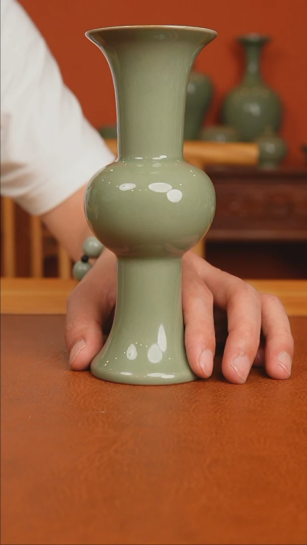 越窑秘色瓷花觚特价款全品